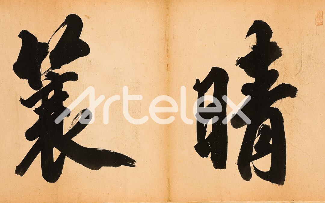 Lee Si-young, ‘寒泉’ (Hancheon) and ‘晴蓑’ (Cheongsa)