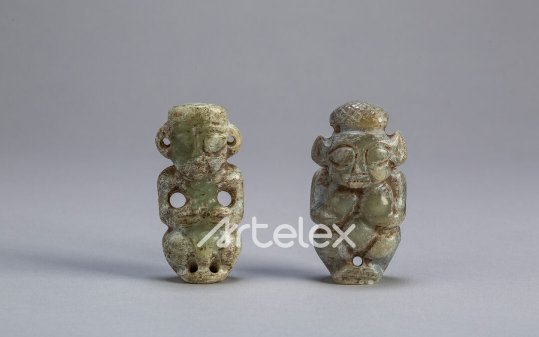 A Pair of Male and Female Figurines